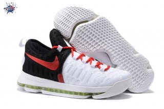 Meilleures Nike KD 9 Blanc Noir Rouge