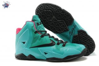 Meilleures Nike Lebron 11 Noir Bleu Rose