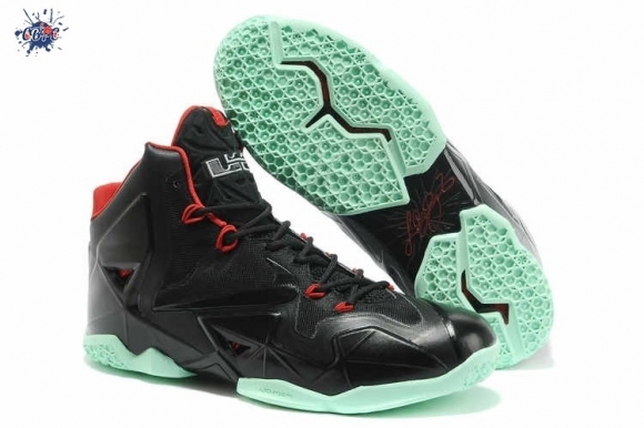 Meilleures Nike Lebron 11 Noir Vert