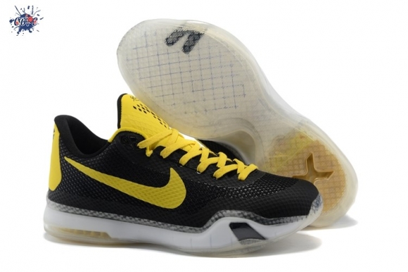 Meilleures Nike Zoom Kobe 10 Jaune Noir