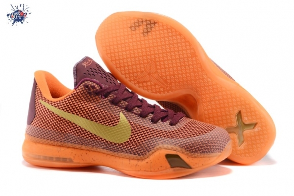 Meilleures Nike Zoom Kobe 10 Orange Or