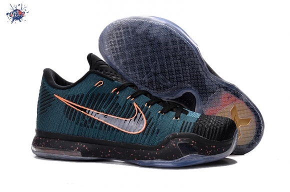 Meilleures Nike Zoom Kobe 10 Vert Gris Noir