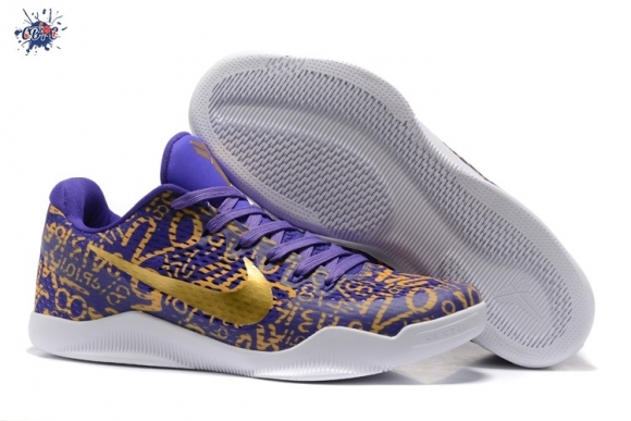 Meilleures Nike Zoom Kobe 11 Elite Pourpre Or