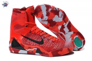 Meilleures Nike Zoom Kobe 9 Elite Rouge Blanc Noir