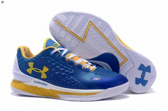 Meilleures Under Armour Curry 1 Bleu Jaune